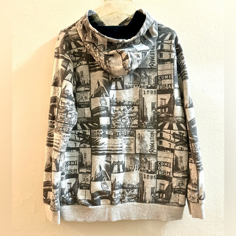 ZARA Boys’ #STREET Graphic Hoodie - Size 13/14 - Picture 8 of 8